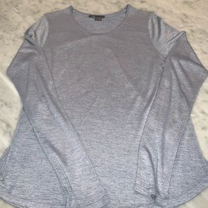 Vince long sleeve light blue top